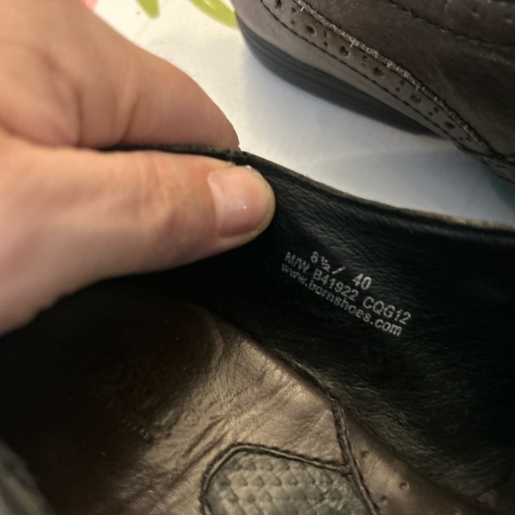 Born Brown Wingtip Tassel Fringe Kiltie Loafers Flats 8 1/2 - Picture 5 of 7